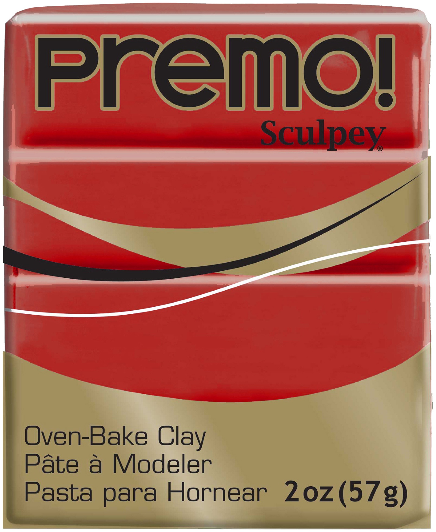 Premo Sculpey Polymer Clay 2oz-Cayenne 